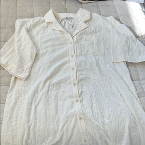 Madewell Women's Cream Midi Dress